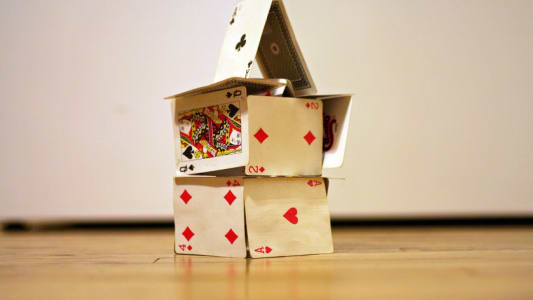 Un chteau de cartes