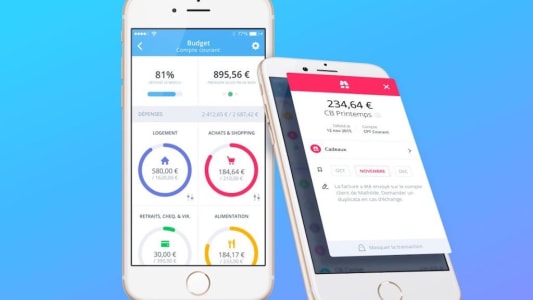 Application Bankin' sur iPhone