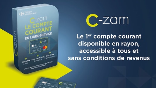 Prsentation du compte C-zam de Carrefour Banque