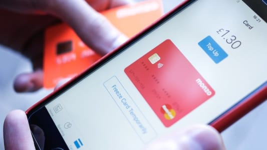 Carte bancaire et application mobile Monzo