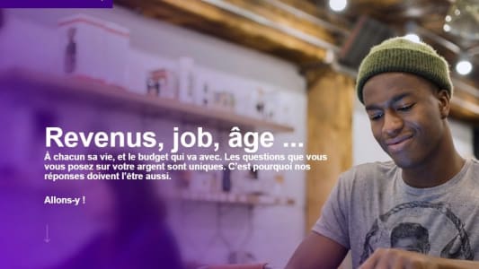 Page d'accueil &vous by Monabanq