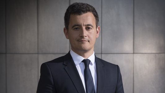 Photo officielle de Grald Darmanin en 2017
