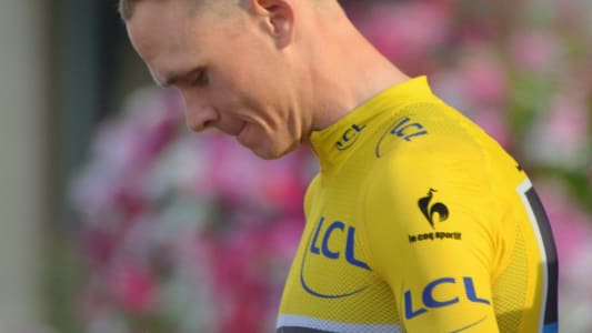 Maillot jaune LCL de Chris Froome