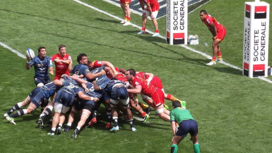 Match du Top 14 entre Montpellier et Perpignan, le 4 mai 2013