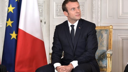 Emmanuel Macron en Russie en 2017