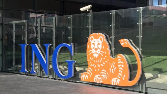 Logo ING au sige de la banque  Amsterdam