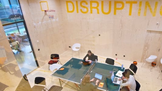 Salle de réunion à l'ICEC d'ING, à Amsterdam