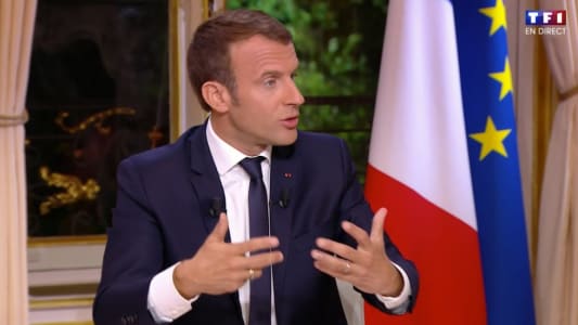 Macron sur TF1 en 2017