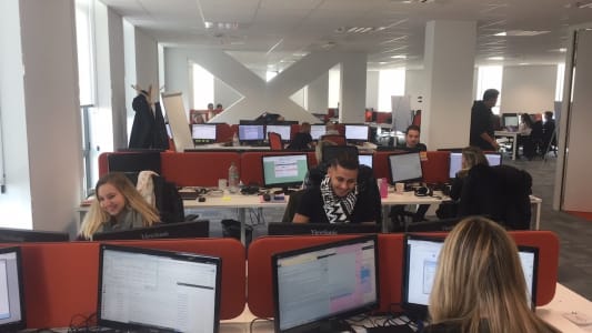 Service client du Compte Nickel  Nantes, en novembre 2017