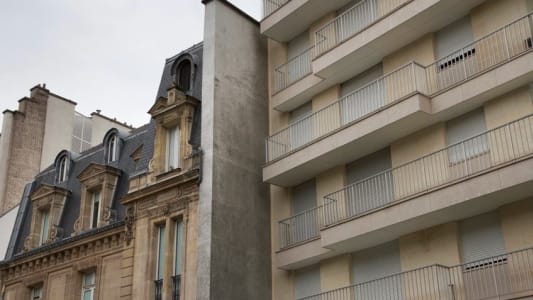 Deux immeubles colls