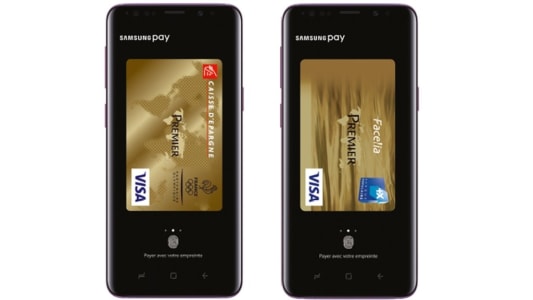Samsung Pay  la Caisse d'Epargne et  la Banque Populaire