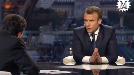 Macron en 2018 en interview Mediapart-BFM-RMC
