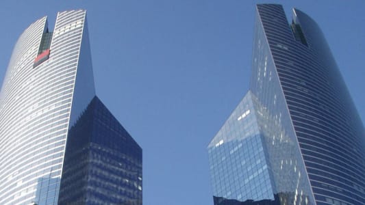 Les tours de la Socit Gnrale  la Dfense en 2006