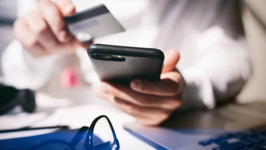 Un paiement par carte