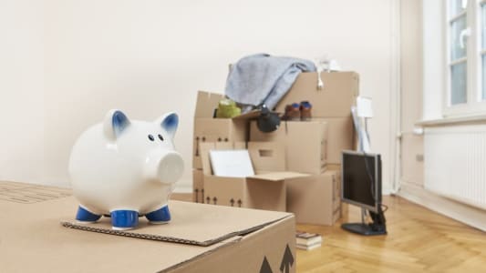 Tirelire et dmnagement