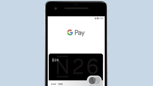 Carte bancaire N26 dans Google Pay