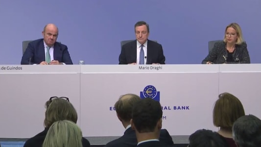 Mario Draghi en décembre 2018