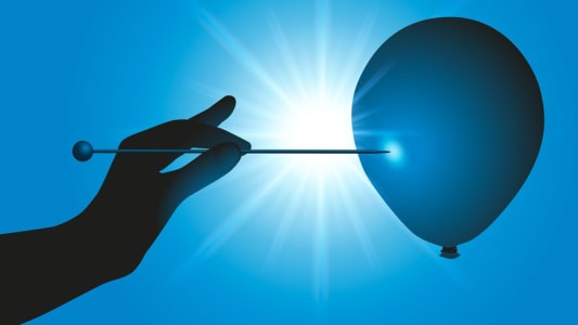 bulle qui explose
