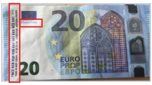 Faux billets de 20 euros