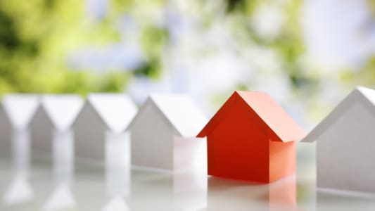 alignement de maisons