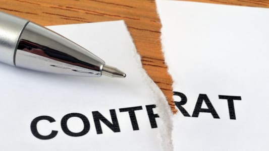 Rsiliation de contrat