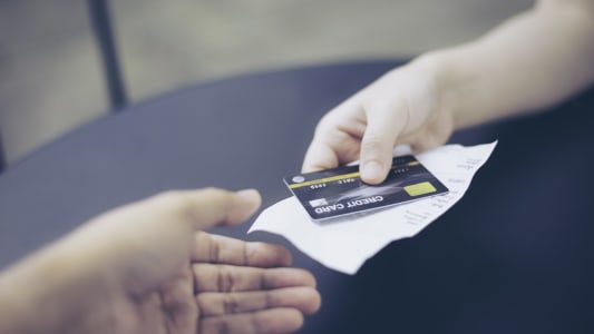 Ticket de carte bancaire