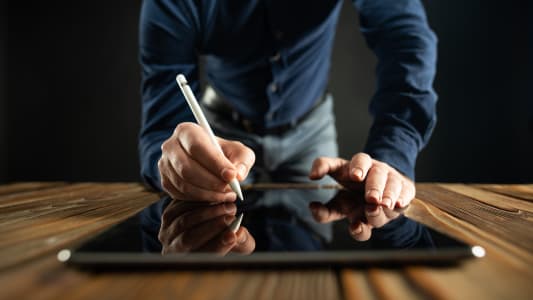 Signature lectronique sur tablette