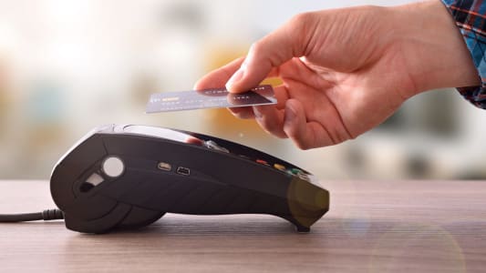 Paiement sans contact par carte bancaire