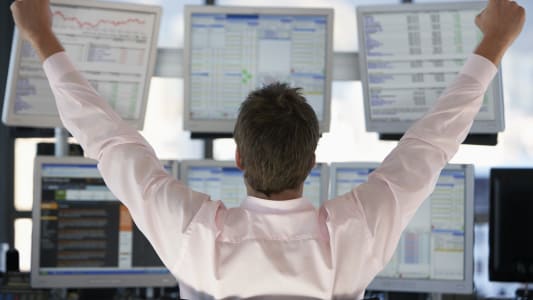 Un trader qui a gagn en Bourse