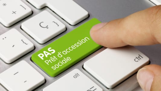 Prêt PAS, prêt d'accession sociale