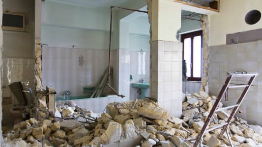 Travaux dans un appartement