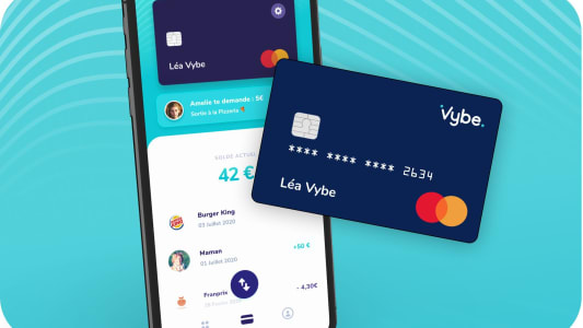 Carte et application Vybe