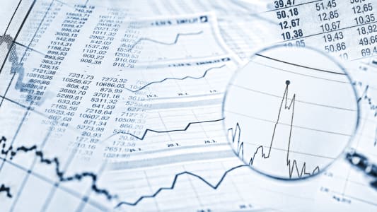 Loupe pour dchiffrer des cours boursiers