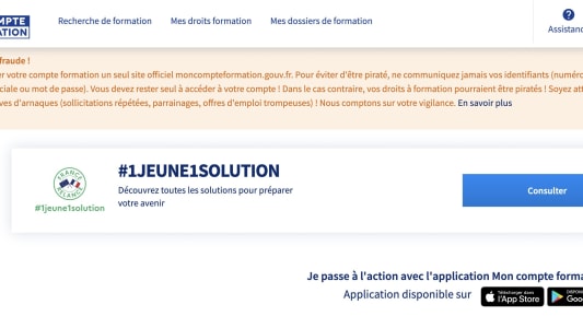 Compte formation