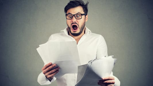 Un consommateur surpris par le montant de la facture