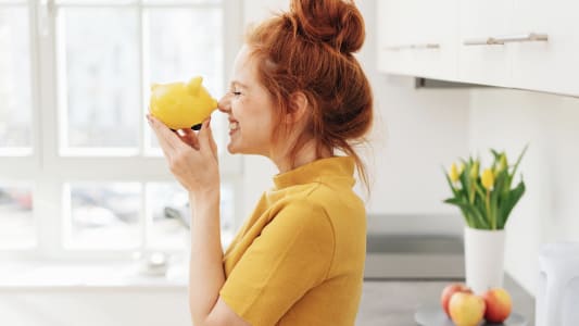 Une pargnante heureuse