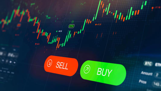 graphique de cours en bourse