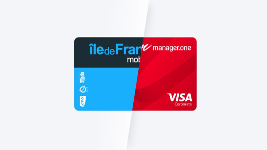 Pass Navigo et carte de paiement manager.one