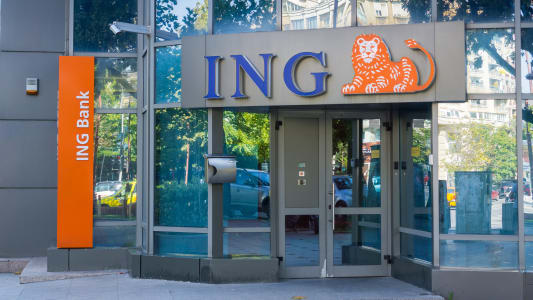 L'enseigne du groupe ING