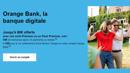 offre compte courant Orange Bank