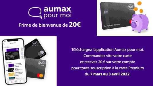 Offre Aumax pour moi