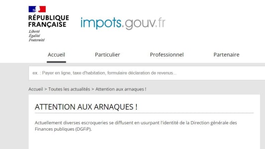 Site des impôts