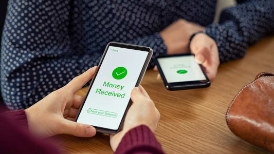 Transfert d'argent entre deux mobiles