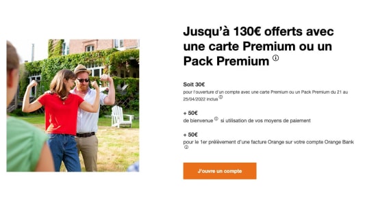 offre exclu Orange Bank