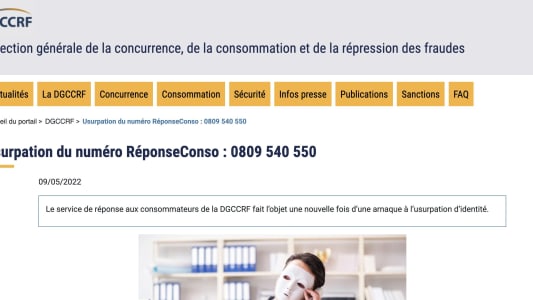 Site de la DGCCRF