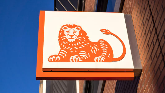 Le logo de la banque en ligne ING