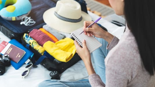 check-list dpart en vacances