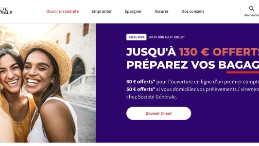 Société générale promo