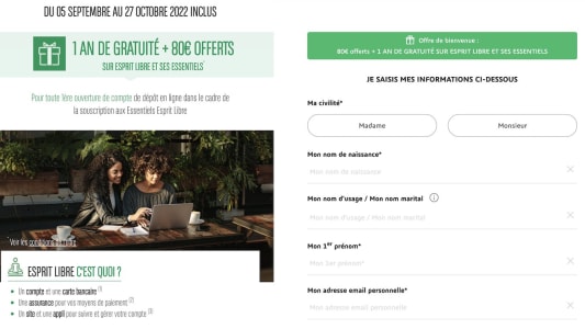 Bon plan BNP Paribas