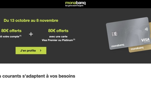 Promo 160 euros Monabanq